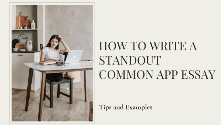 How to write a standout Common App essay