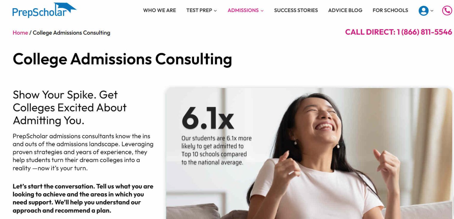 PrepScholar Admissions Consulting Review | Is It Reliable?