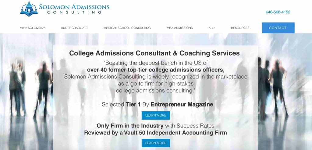 Solomon Admissions Consulting Reviews