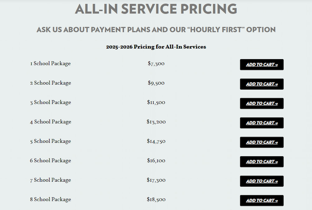 Blackman Consulting Pricing