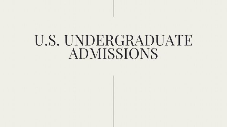 U.S. Undergraduate Admissions: How Can I Get Admission in USA for Undergraduate?