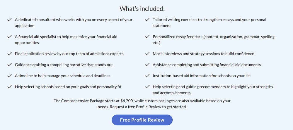 Veritas Prep pricing