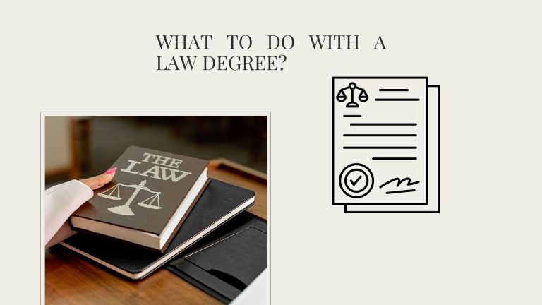 What Can I Do With a Law Degree Besides Be a Lawyer?