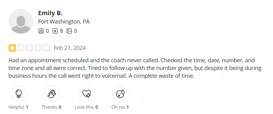 Bright Horizons College Coach review