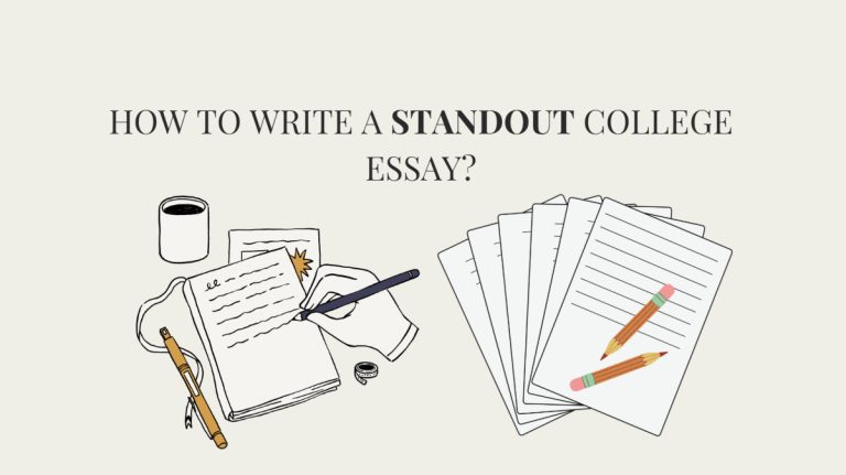 how to write a standout college essay