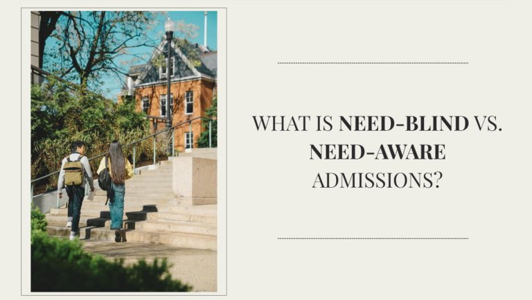 need-blind vs need-aware colleges