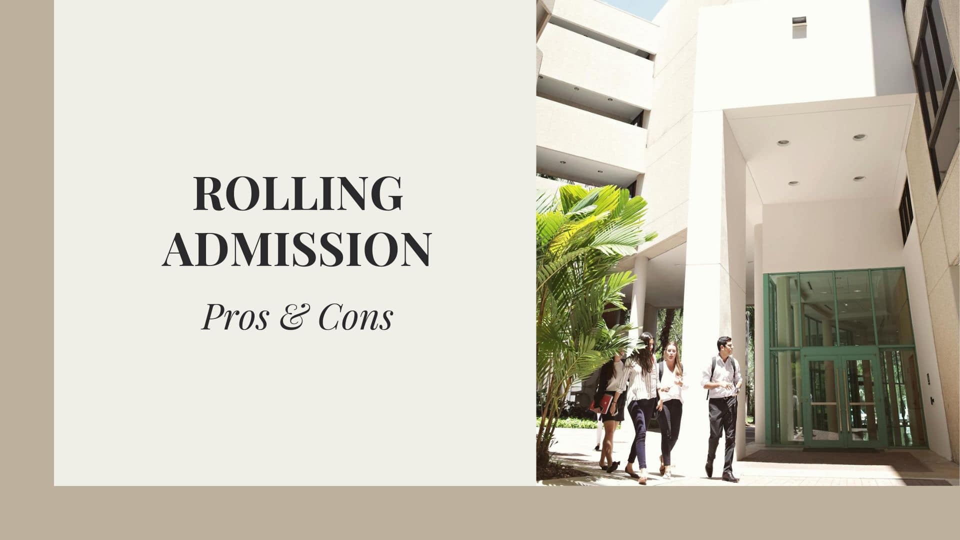 rolling admission meaning